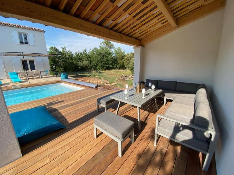 Villa Piscine - Gorges Du Verdon, Lac De Sainte-Croix Регюс Экстерьер фото